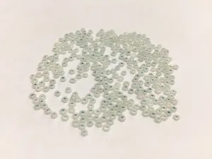 Premium Cream Blue-Inside Round Rocaille Glass Beads 11/0 (Wholesale)
