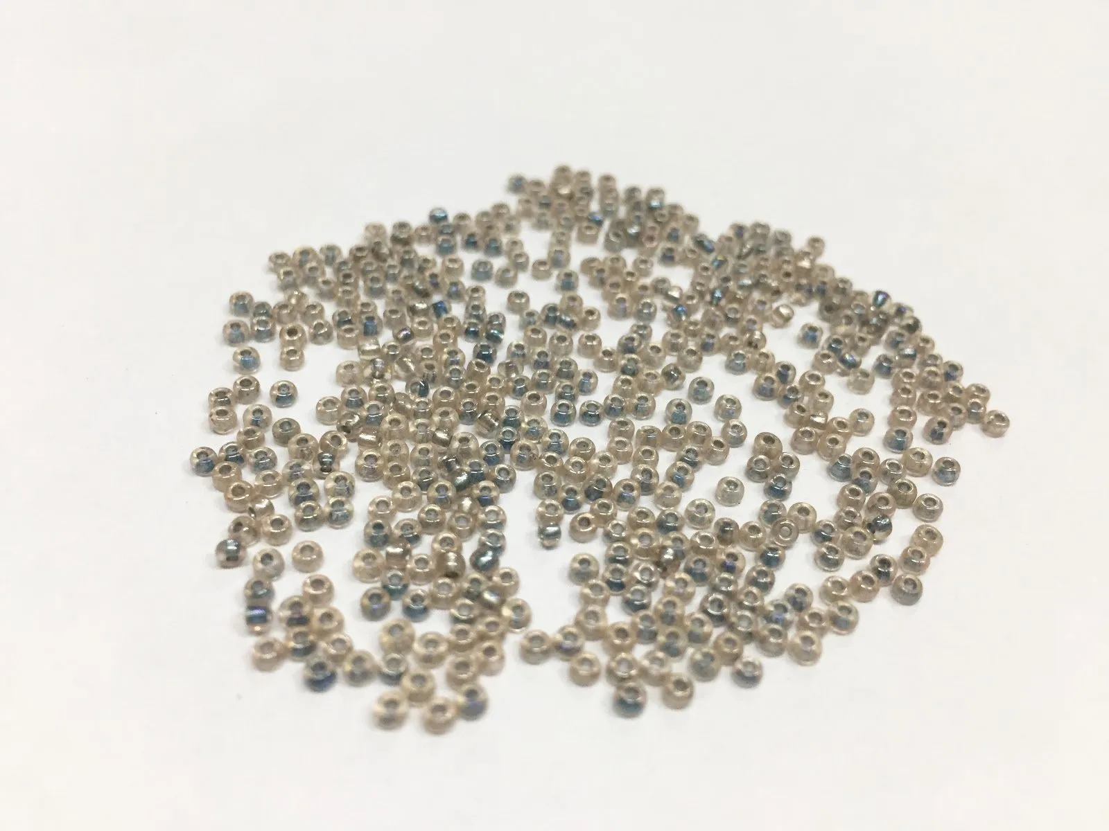 Premium Gray Inside Round Rocaille Glass Seed Beads 11/0