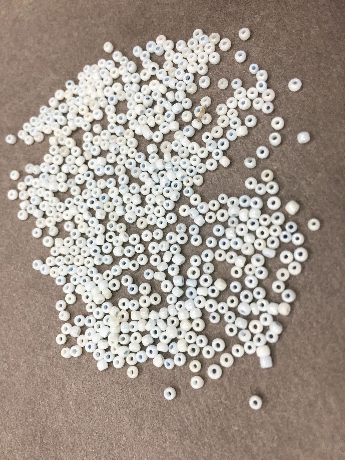 Premium Light Blue Lustre Round Rocaille Seed Beads