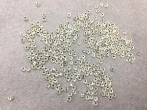 Premium White Silverline Round Rocaille Glass Seed Beads