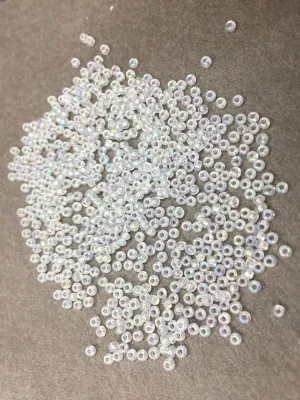 Premium White Transparent Rainbow Round Rocaille Glass Seed Beads 11/0 (Wholesale)