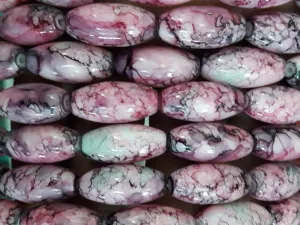 Red Black White Designer Taiwan Glass Beads