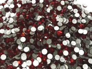 Red Glass Stick On Stone