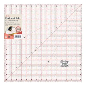 Sew Easy Quilting Patchwork Square Ruler 15.5" x 15.5"