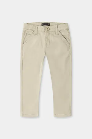 Stone Twill Chino Pants For Boys
