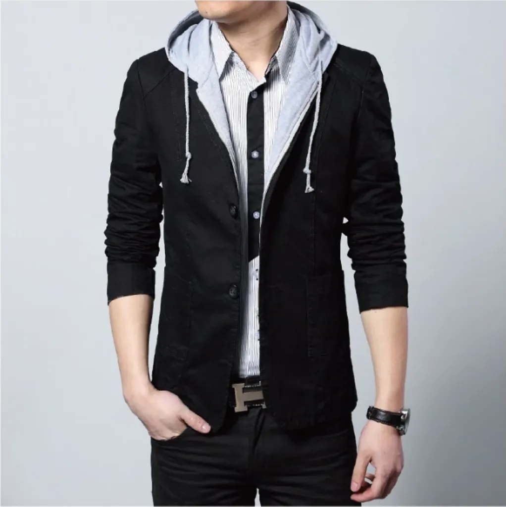 Street Style Hooded Blazer | BespokeBrothers®