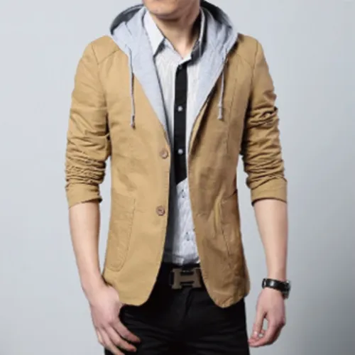 Street Style Hooded Blazer | BespokeBrothers®