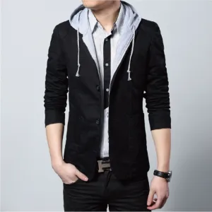 Street Style Hooded Blazer | BespokeBrothers®