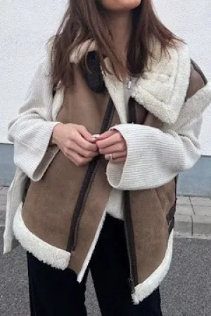 Suede Vest