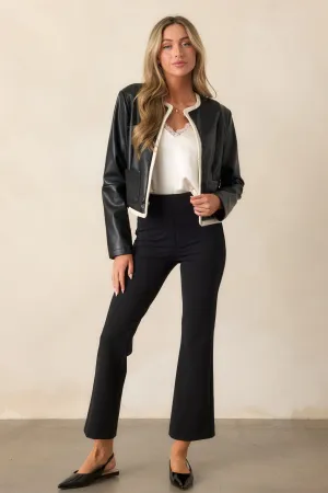 The Perfect Classic Black Pant Kickflare