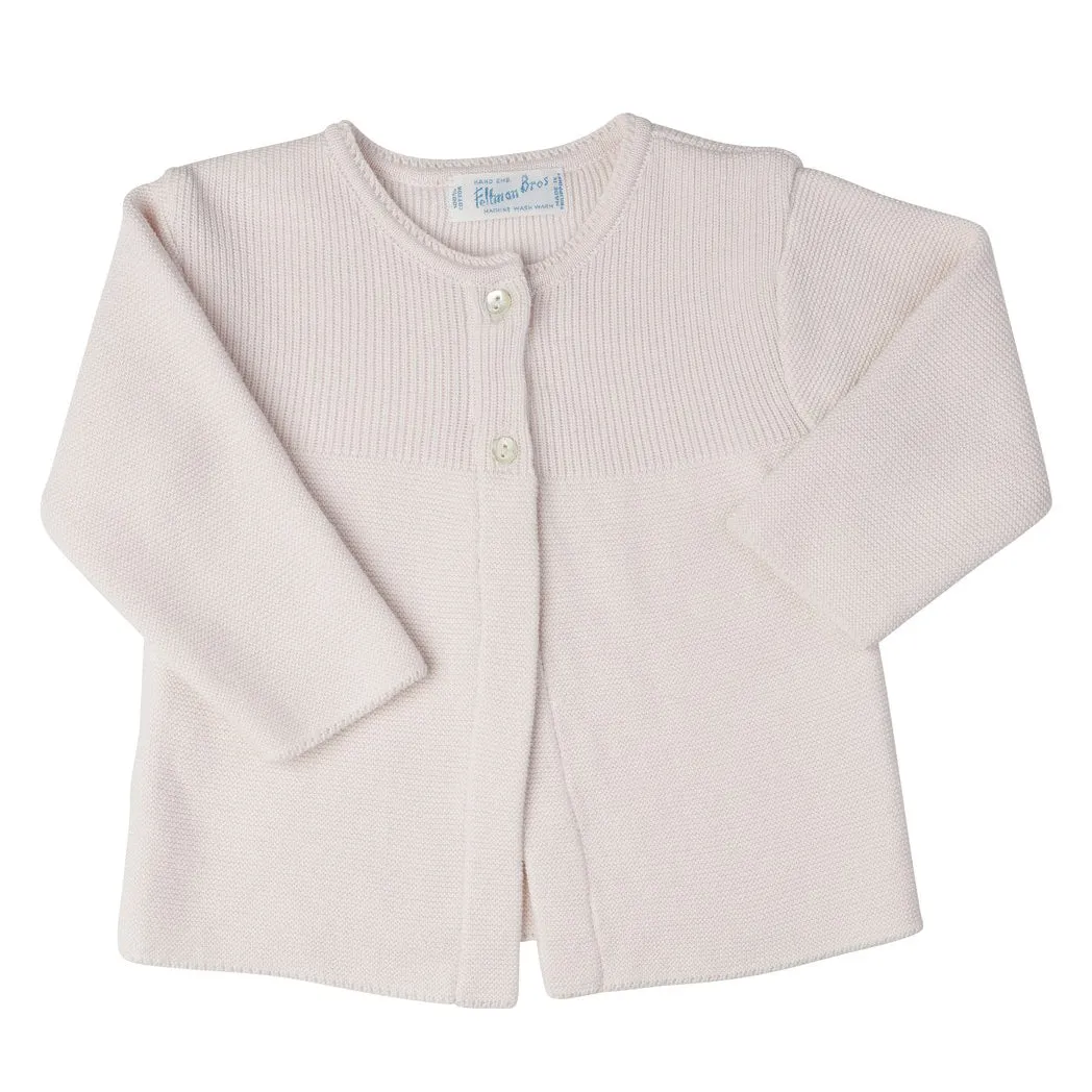 Two Button Open Knit Cardigan