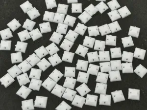 White Square Acrylic Stones