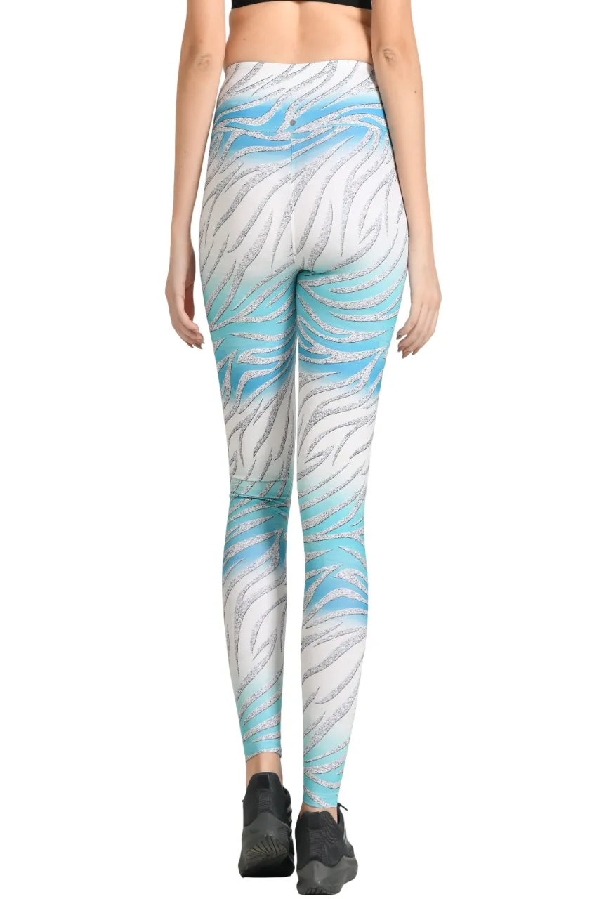 WOMEN'S SKINNY FIT DIGITAL PRINT ACTIVEWEAR PANTS - PERFECT FOR YOGA, GYM, AND SPORTS