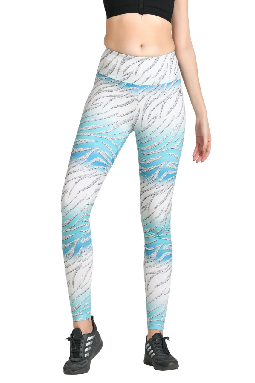 WOMEN'S SKINNY FIT DIGITAL PRINT ACTIVEWEAR PANTS - PERFECT FOR YOGA, GYM, AND SPORTS