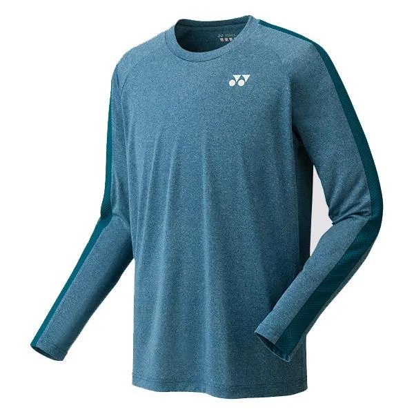 [Yonex 16382EX Long Sleeve Navy Blue Shirt]